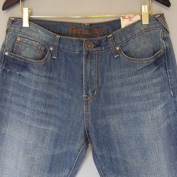 NWT Mens Guess Jeans Medium Wash Size 33 X 33 - Picture 2 of 7